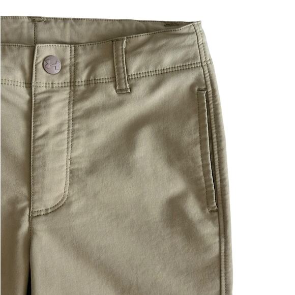 UNDER ARMOUR Boys Matchplay Khaki Pants Size 4 - Picture 2 of 6